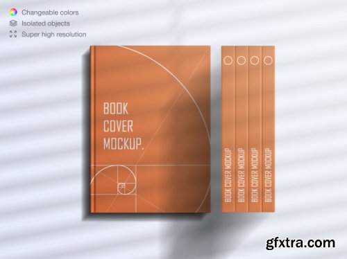 Realistic book mockup