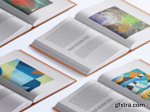 Realistic book mockup