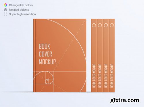 Realistic book mockup