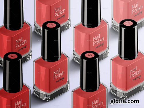 GraphicRiver - Nail Polish Bottle Mockup Pack 28766844