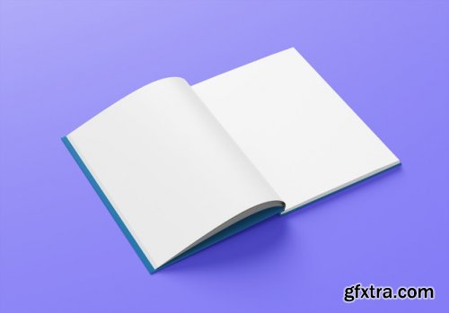 Realistic Book Hardcover Mockup