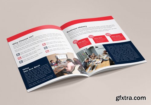 CreativeMarket - Company Brochure Template 4589228