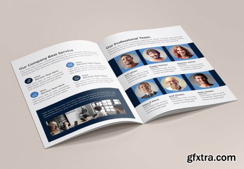 CreativeMarket - Company Brochure Template 4589228