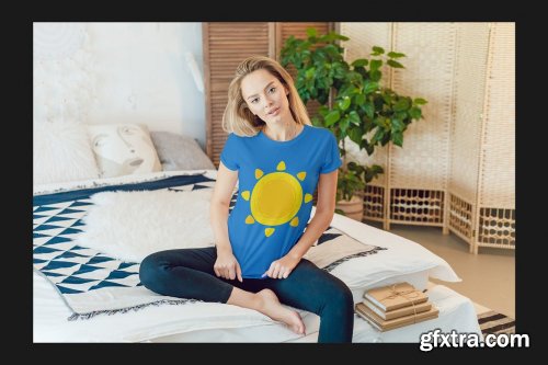 CreativeMarket - T-Shirt Mock-Up Set 3922468