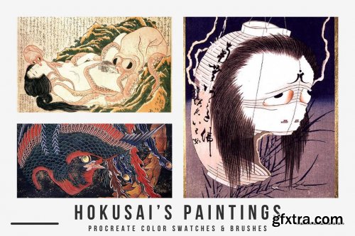 CreativeMarket - Hokusai's Art Procreate Brushes 5469956