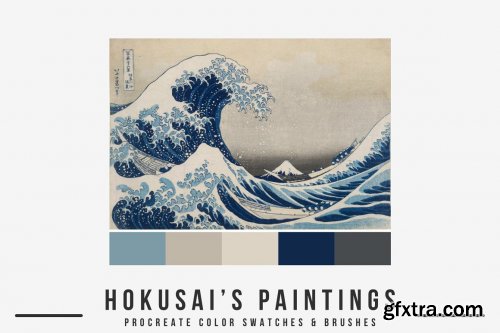 CreativeMarket - Hokusai's Art Procreate Brushes 5469956