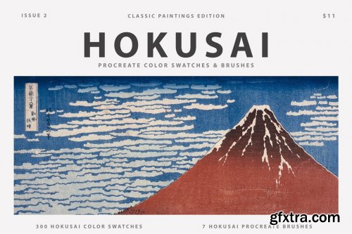 CreativeMarket - Hokusai's Art Procreate Brushes 5469956