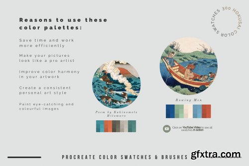 CreativeMarket - Hokusai's Art Procreate Brushes 5469956