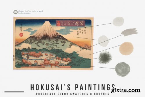 CreativeMarket - Hokusai's Art Procreate Brushes 5469956