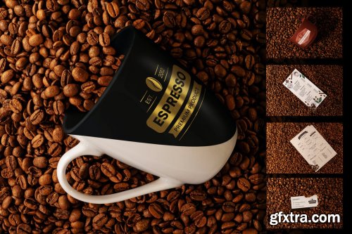 Coffee Mockup Branding Set