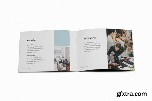 Working Space A5 Brochure Template