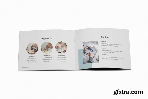 Working Space A5 Brochure Template