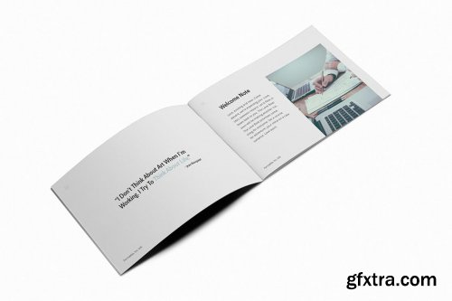 Working Space A5 Brochure Template