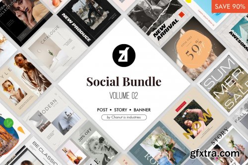 CreativeMarket - Chanut-is bundle : Templates pack V2 4553332