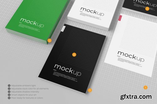 CreativeMarket - Flyer / Poster / CV Mockup 2 4553767