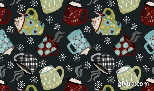  Stamp Brushes 101: Making The Perfect Cup of Hot Cocoa in Procreate 5X