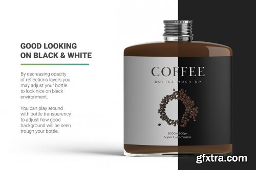 CreativeMarket - Coffee Bottle Mockup 4966018