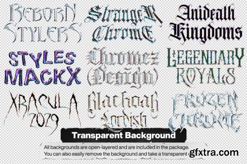 CreativeMarket - Chrome Text Styles Vol.2 5471534