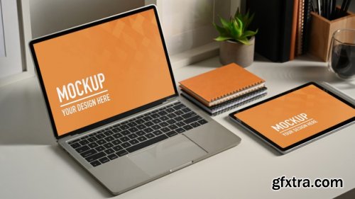 Smartphone laptop and tablete mockup