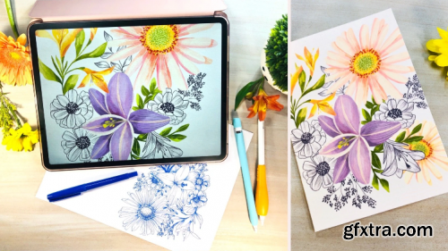  Florals in Procreate - Learn the Basics and Add Your Own Flair