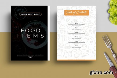 CreativeMarket - Recipe Book Template 5233228