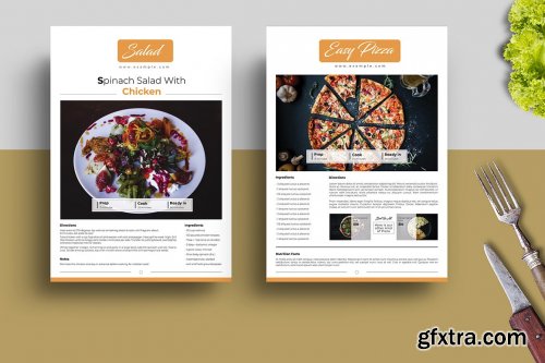 CreativeMarket - Recipe Book Template 5233228