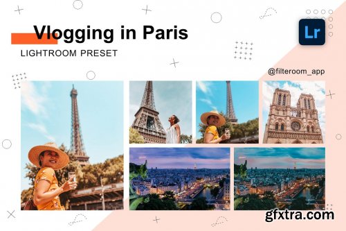 CreativeMarket - Lightroom Preset - Vlogging in Paris 5239994