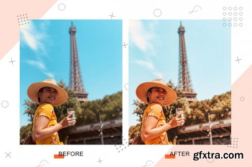 CreativeMarket - Lightroom Preset - Vlogging in Paris 5239994