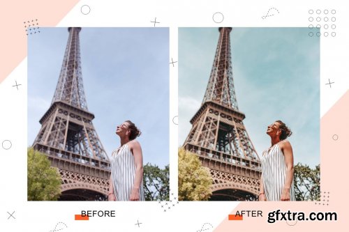 CreativeMarket - Lightroom Preset - Vlogging in Paris 5239994