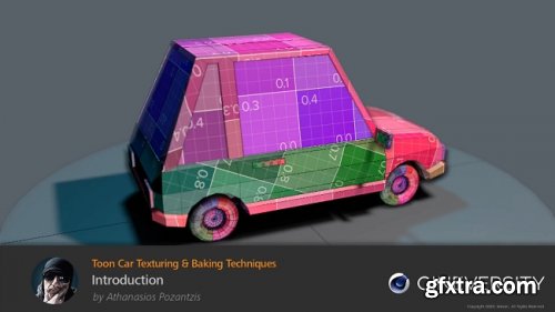 Cineversity – Toon Car Texturing & Baking Techniques