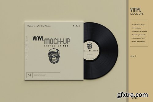 CreativeMarket - Vinyl Mockups 5485891