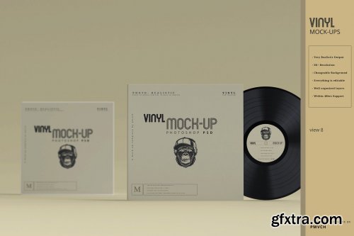 CreativeMarket - Vinyl Mockups 5485891