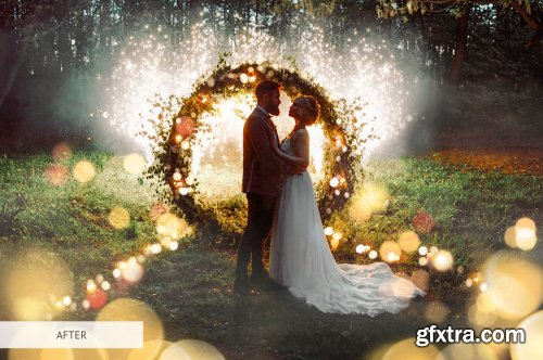 CreativeMarket - Wedding Bokeh Overlays 4934941