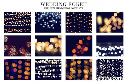 CreativeMarket - Wedding Bokeh Overlays 4934941