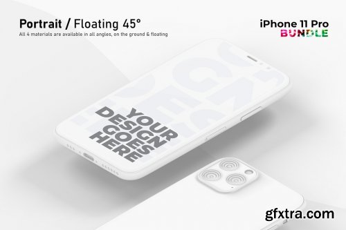 CreativeMarket - iPhone 11 Pro Mockup Bundle 5358205