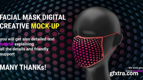 CreativeMarket - Facial mask MOCK-UP 5012151