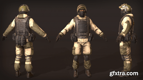 Russian Soldier, Military and Police, Customizable