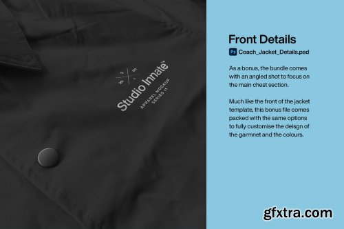 CreativeMarket - Coach Jacket - Mockup Bundle 5175713