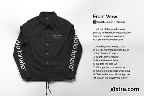 CreativeMarket - Coach Jacket - Mockup Bundle 5175713