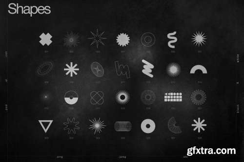 CreativeMarket - Textures, Shapes, Grids, Brushes 5483362