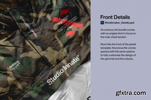 CreativeMarket - Windbreaker Jacket - Mockup Bundle 5346858