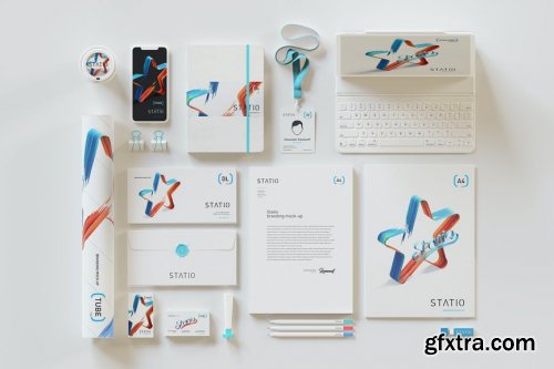 STATIO: Stationary Corporate Mockup White edition