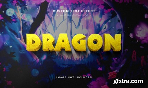 3d text style effect template