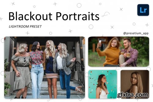 CreativeMarket - Blackout Portraits Lightroom Presets 5227291