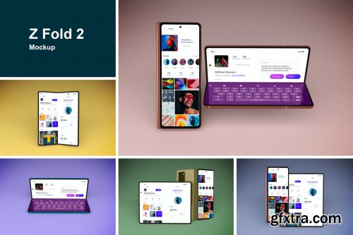 Z Fold 2 Mockup