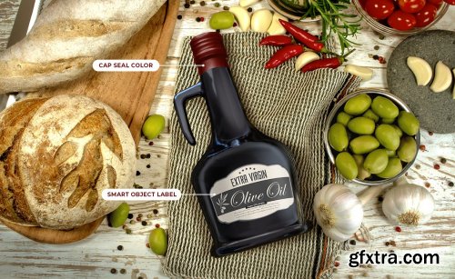 Olive Oil Package Mockup Vol 2