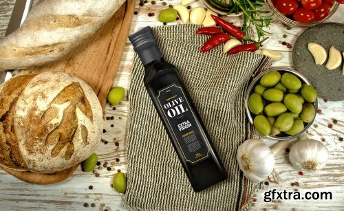 Olive Oil Package Mockup Vol 2