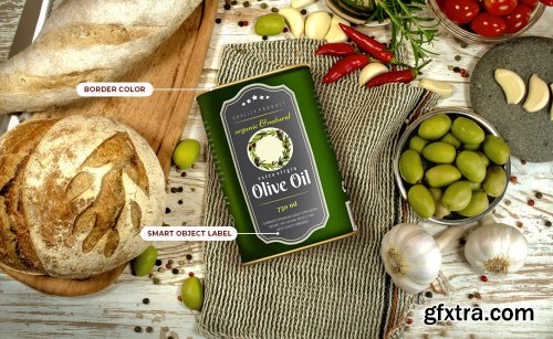 Olive Oil Package Mockup Vol 2