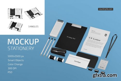 CreativeMarket - Stationery Mockup Set 5498116