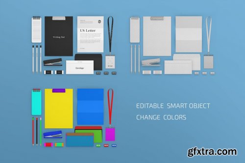 CreativeMarket - Stationery Mockup Set 5498116